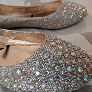Sparkly Size 7 Flats